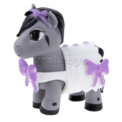 Пони на фасоне "Лили" (пони тянущиеся в костюмчиках 10см) пакет с окном