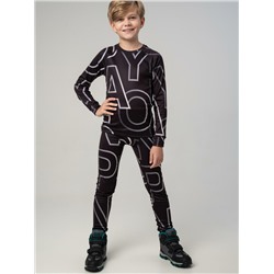Термокомплект трикот. для мальчиков: фуфайка (футболка) с длин. рук, брюки
