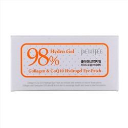 Petitfee, Патчи для глаз с коллагеном и гидрогелем CoQ10, 60 шт, 1,4 г каждый