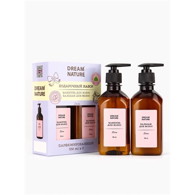 Подарочный набор женский DREAM NATURE Diva, шампунь для волос и бальзам для волос по 330 мл
