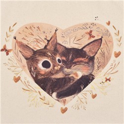 Сумка-шоппер 34х36 см "ЛЮБОВЬ" 16-004-03/05 Bruno Visconti