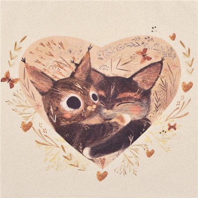 Сумка-шоппер 34х36 см "ЛЮБОВЬ" 16-004-03/05 Bruno Visconti