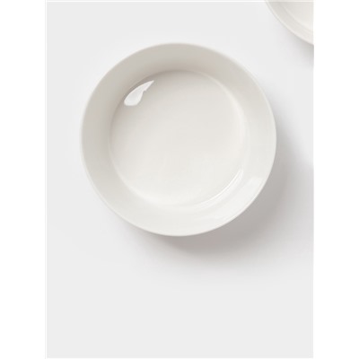 Салатники Magistro White Snow, набор 2 шт., 1 л, 18×7 см, фарфор, белые