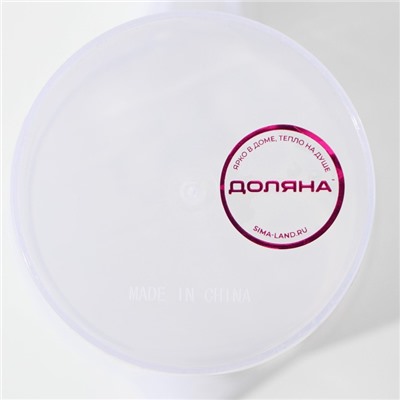 Мерный стакан Доляна, 1 л, пластик, прозрачный