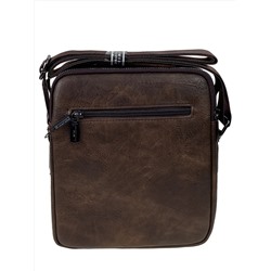 Сумка мужская из натуральной кожи, цвет шоколад
