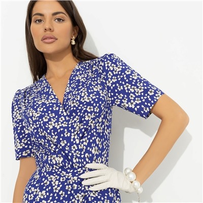 Платье из вискозы, Амур настиг (синий)