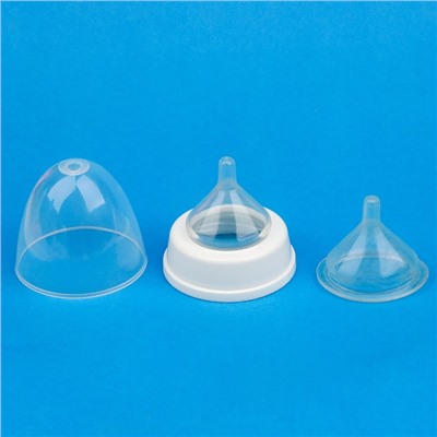 Набор для вскармливания животных DIIL, бутылочка 180 мл, 2 соски и ёршик, микс цветов