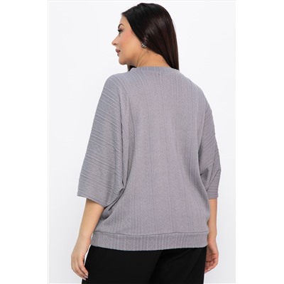 Блуза Вэнсдей (серая) Б14820-4М