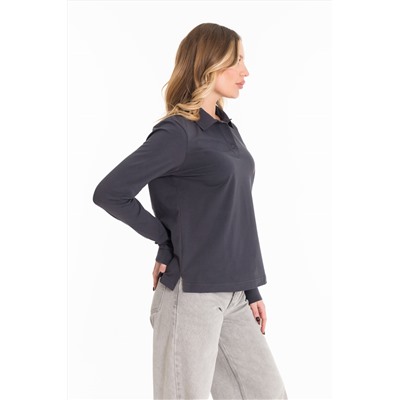 Лонгслив-поло М324272б