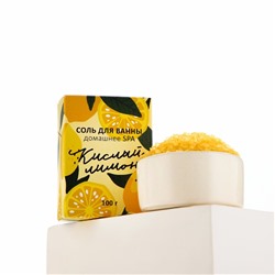 Соль для ванны, 100 г, аромат лимона, BEAUTY FOX