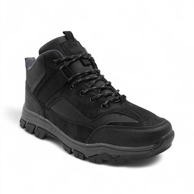 Ботинки на меху А657-3 черные