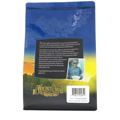 Mt. Whitney Coffee Roasters, Organic Guatemala Adiesto, средней обжарки, кофе в зернах, 340 г (12 унций)