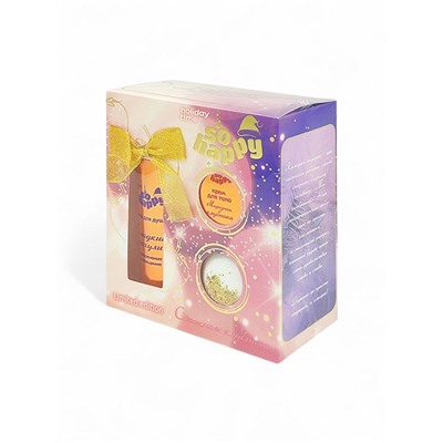 Подарочный набор косметический So Happy holiday time снежная клубника, 370 г