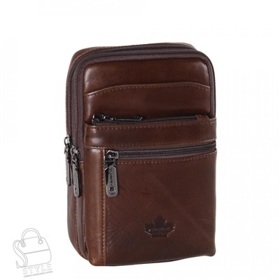 Сумка мужская кожаная кожаный 325016Z coffee Zinimsk