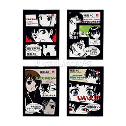Блокнот А7 40 л. "Manga anime" 4 вида