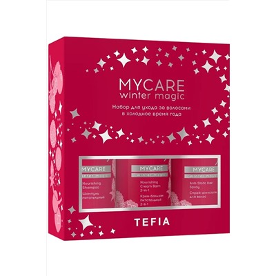 TEFIA Mycare Набор для ухода за волосами в холодное время года: шампунь, крем-бальзам, спрей-антистатик для волос, 300 x 2, 250 мл KRISTALLER, 1219510