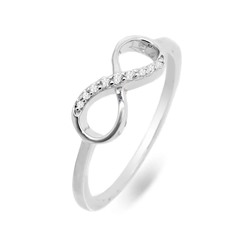Кольцо из серебра куб.циркон., МЦВ98