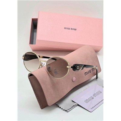 Набор женские солнцезащитные очки, коробка, чехол + салфетки #22945013