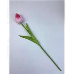 Тюльпан розовый 35см, ЭКО силикон