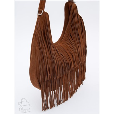 Сумка женская кожаная 5876P brown Polina&Eiterou