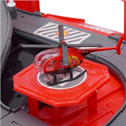 Парковка-машина "Пожарная часть" в коробке