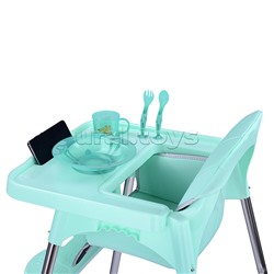 Стульчик детский зеленый, в коробке