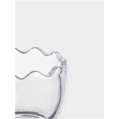 Конфетница «Яйцо», 170 мл, 8.3×11.5 см, стекло, прозрачная