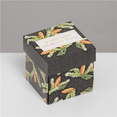 Бонбоньерка новогодняя «Волшебного Нового года», 6.5×6.5×6.5 см