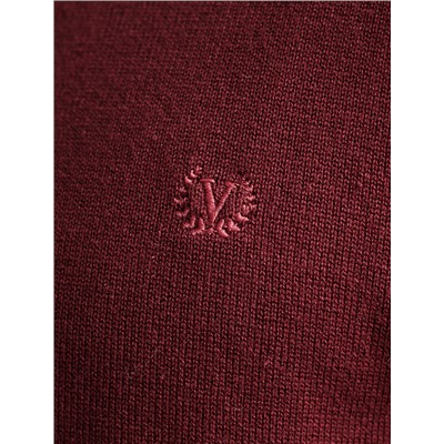 Джемпер-поло из хлопка с нейлоном