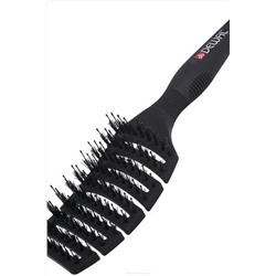 Dewal Щетка для волос туннельная продувная / New Flexi BRZ101, черный KRISTALLER, 1106213