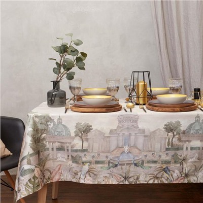 Скатерть «Этель. «Райский сад», 110×150 ± 3 см, 100% хлопок, саржа 190 г/м²