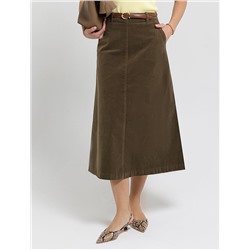 Юбка  из эластичного микро-вельвета