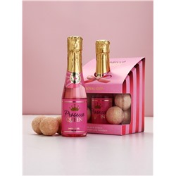 Подарочный набор: гель для душа шампанское и бомбочки для ванны МИКС, Чистое Счастье