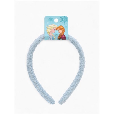 Ободок для волос плюшевый, голубой, Холодное сердце