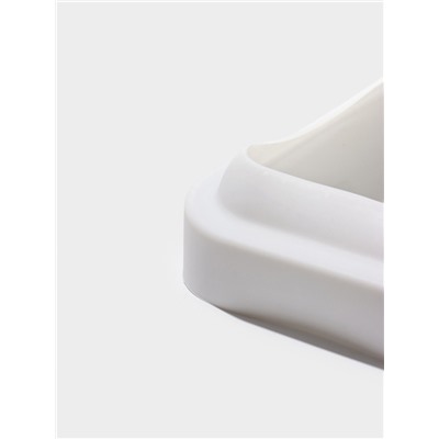 Форма для муссовых десертов и выпечки KONFINETTA «Квадро», силикон, 18.5×5 см, белая