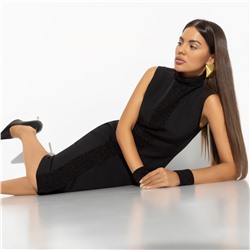 Платье-футляр элегантное, Поцелуй удачи (с манжетами)