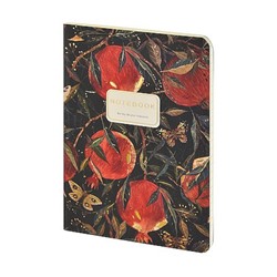 Записная книжка А6 32л клетка "ФЛОРА.Гранат" 7-32-1387/10 Bruno Visconti