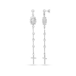 Серьги из серебра без вставки, OZ700084