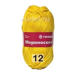 Пряжа Пехорка Мериносовая