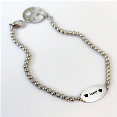 Браслет с цирконами  Xuping