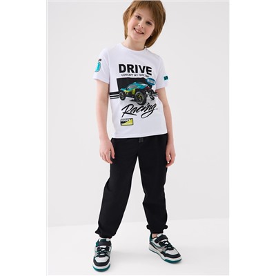 Комплект трикотажный для мальчиков: фуфайка (футболка), брюки PLAYTODAY, 1239843