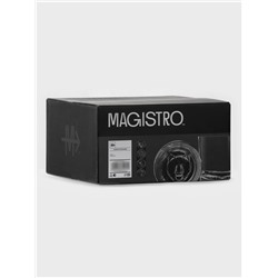Стаканы для виски Magistro «Альфа», 310 мл, 8.7×9.2 см, набор 4 шт., стекло, прозрачные