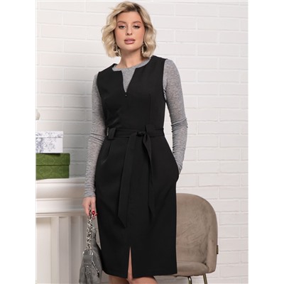 Платье Анфиса (черное) П15230-6М
