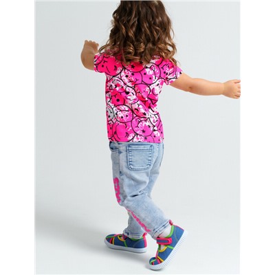 Фуфайка трикотажная для девочек (футболка)