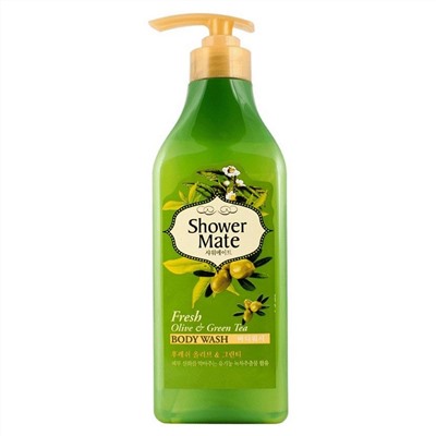 KeraSys Гель для душа оливки и зелёный чай / Shower Mate Fresh Olive & Green Tea, 550 мл 10242