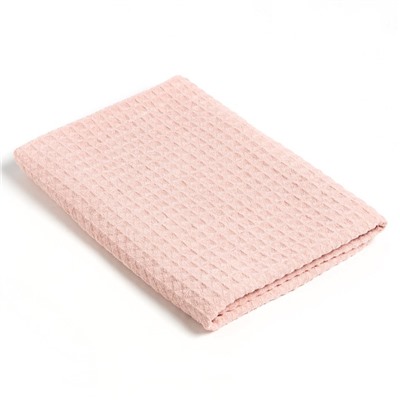 Набор для бани и ванной Этель «Вафля» полотенце 70×140 см+чалма 21×25 см, цв.розовый
