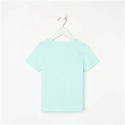 Футболка для девочки KAFTAN «Принцессы», бирюзовый, размер 30, рост 98-104 см