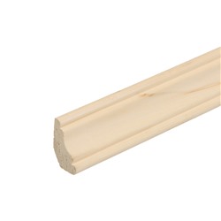Плинтус сращённый для бани «Добропаровъ», осина, сорт А, 2400×30×12 мм