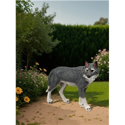 Садовая фигура из полистоуна «Волк», 58×21×43 см