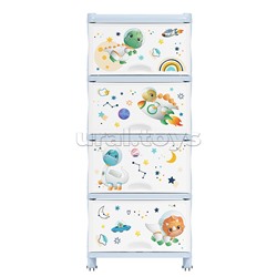 Комод для мальчиков 4-х секционный